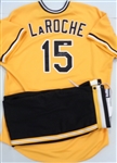 Andy LaRoche Game Used Autographed Pirates Uniform