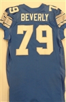Eric Beverly Game Worn 1999 Detroit Lions Jersey