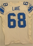 Antwan Lake Game Worn Detroit Lions Jersey