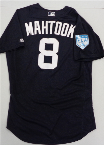 Mikie Mahtook Game Worn 2019 Spring Training Jersey