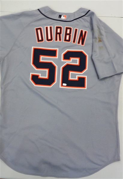 Chad Durbin Game Used 2007 Detroit Tigers Jersey