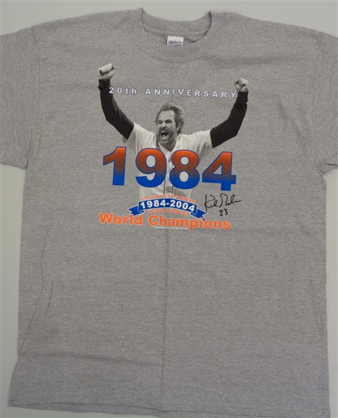 Kirk Gibson Autographed 1984 Champs T-Shirt