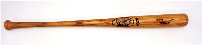 Travis Fryman Game Used Bat