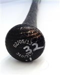 Donnie Kelly Game Used Cracked Bat