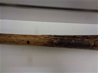 Yunel Escobar Game Used Cracked Bat