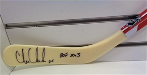 Chris Chelios Autographed 48 Red Wings Stick