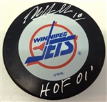 Dale Hawerchuk Autographed Jets Puck