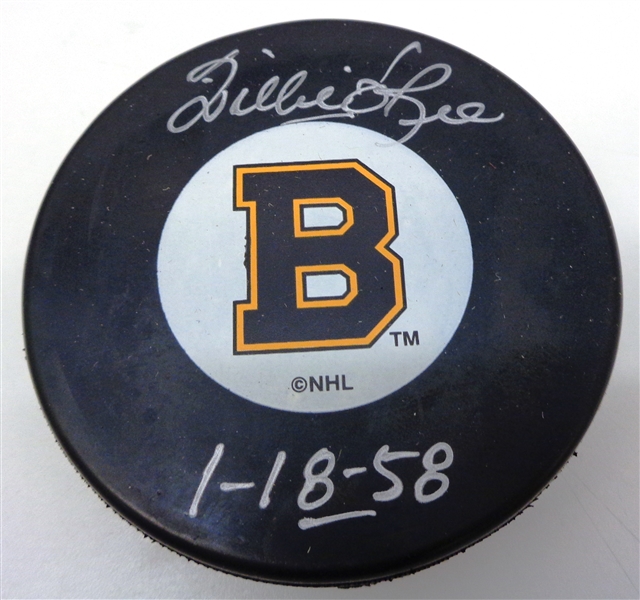 Willie ORee Autographed Bruins Puck