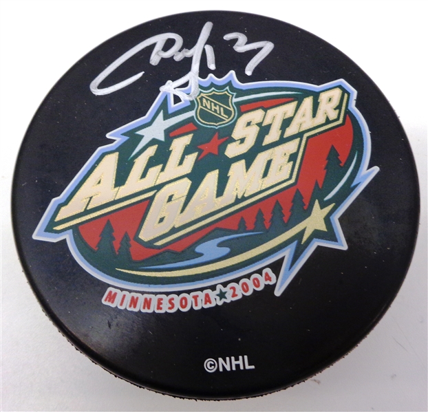 Pavel Datsyuk Autographed 2004 All Star Puck