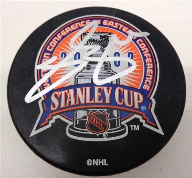 Brendan Shanahan Autographed 2002 Cup Puck