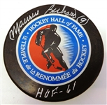 Maurice Richard Autographed Hall of Fame Puck