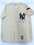 Mickey Mantle Autographed 1951 Home Yankees Mitchell & Ness Jersey