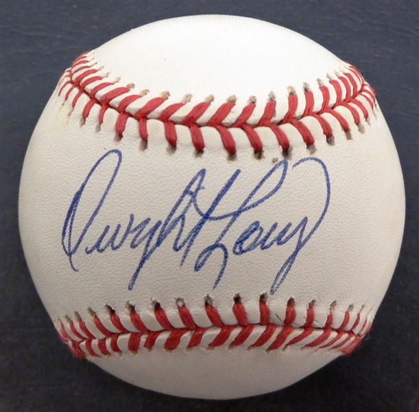 Dwight Lowry Autographed Baseball (1984 Tigers)