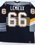 Mario Lemieux Autographed Penguins Jersey