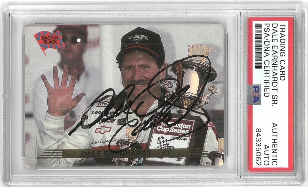 Dale Earnhardt Autographed 1993 Action Packed Card