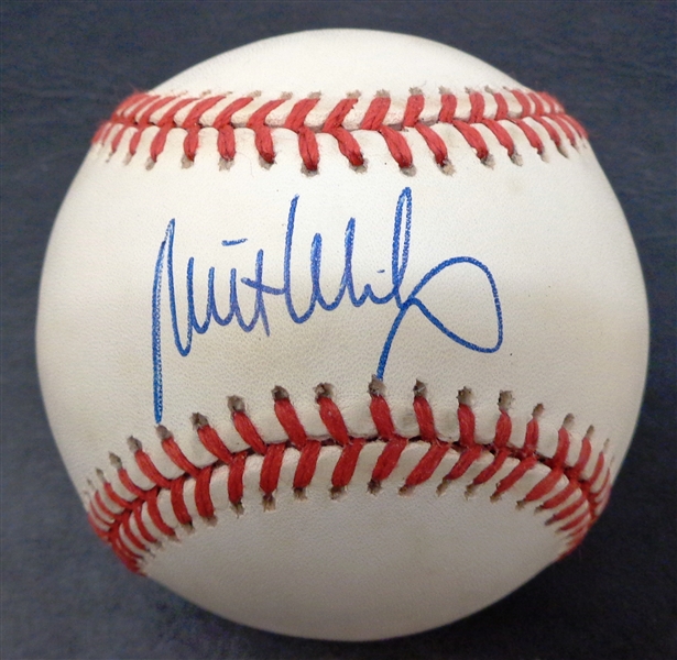 Milt Wilcox Autographed Baseball