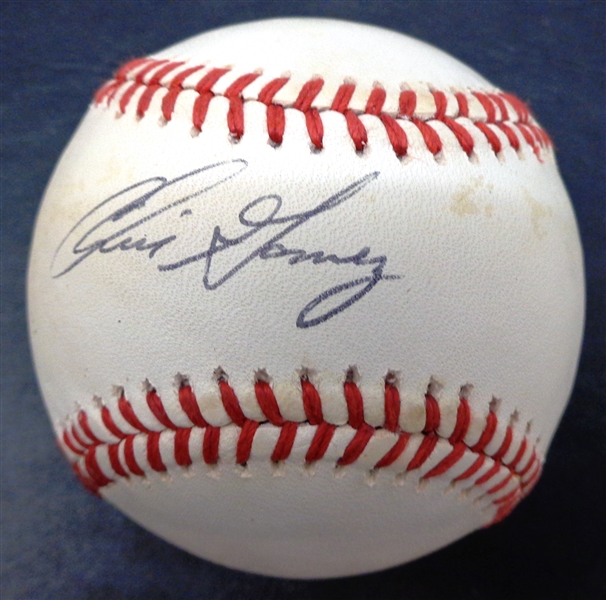 Chris Gomez Autographed Baseball