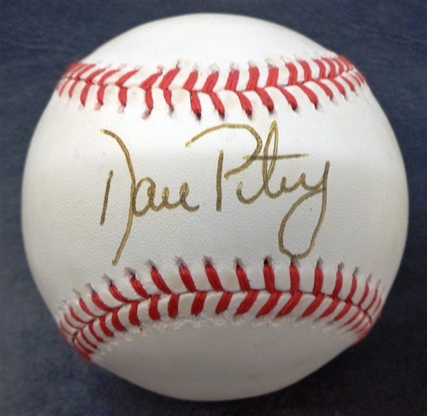 Dan Petry Autographed Baseball