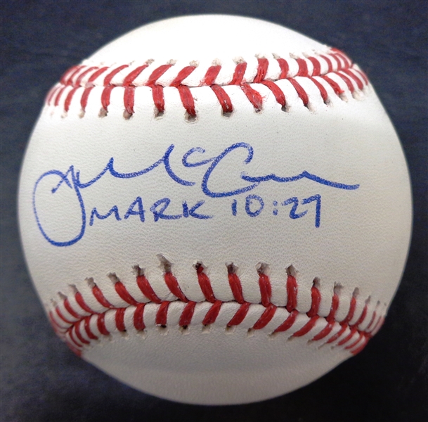 James McCann Autographed Baseball