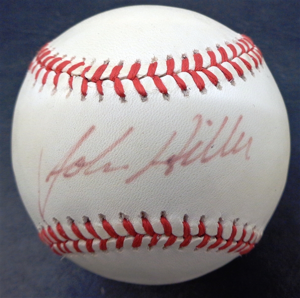 John Hiller Autographed Baseball