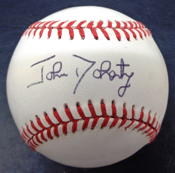 John Doherty Autographed Baseball