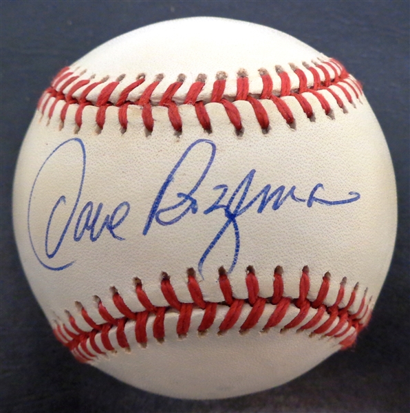 Dave Rozema Autographed Baseball