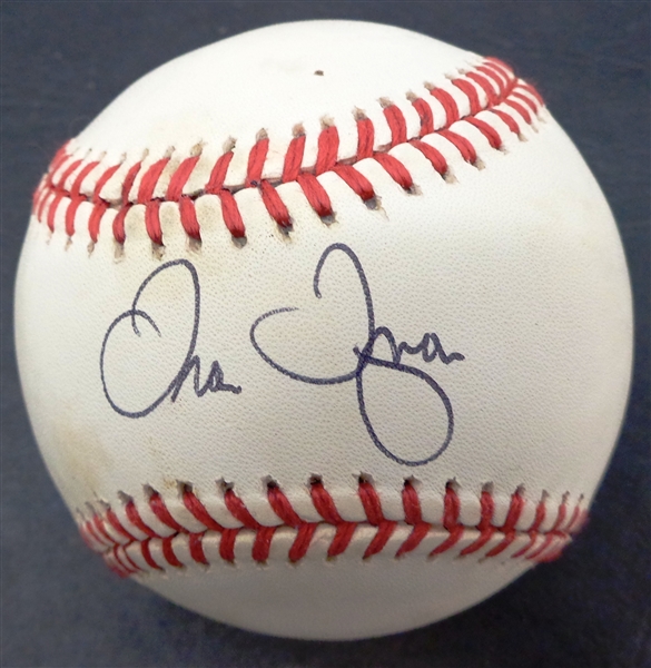 Travis Fryman Autographed Baseball