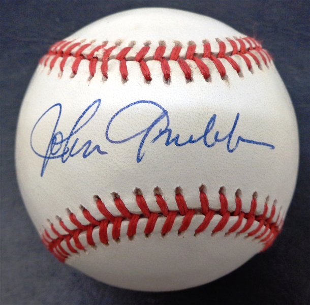 Johnny Grubb Autographed Baseball