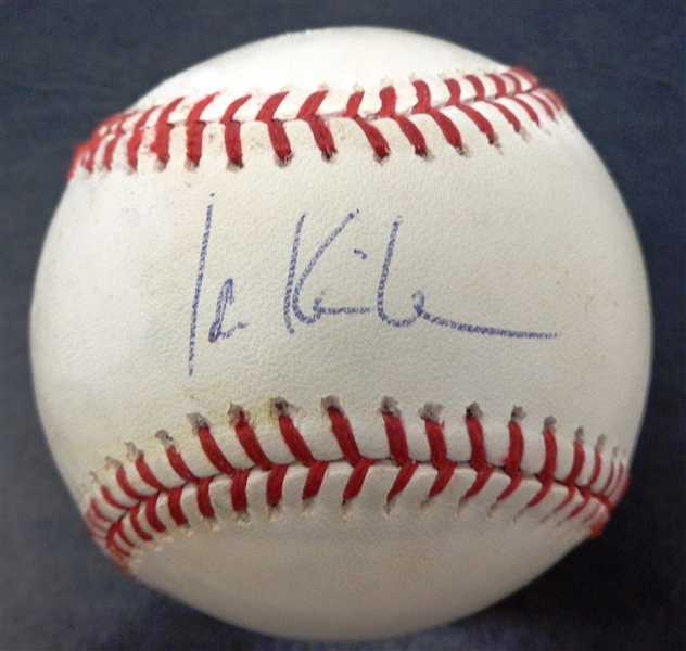 Ian Kinsler Autographed Baseball