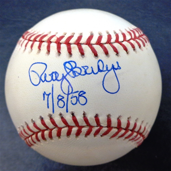 Rocky Bridges Autographed Baseball