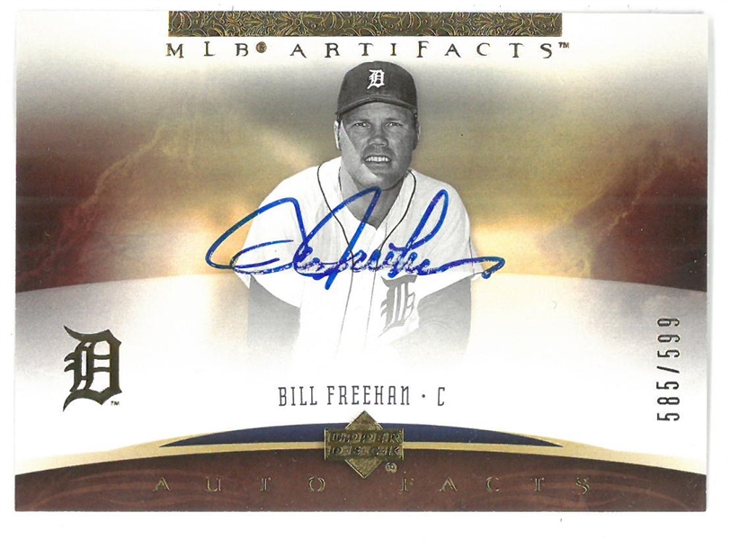 Bill Freehan Autographed 2005 Upper Deck Artifacts