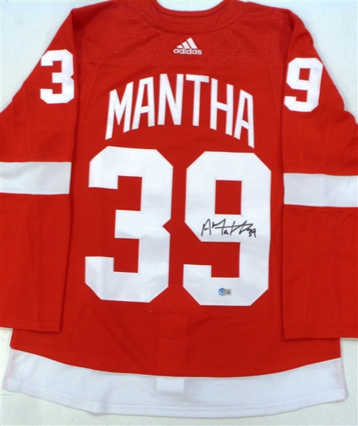 Anthony Mantha Autographed Red Wings Jersey