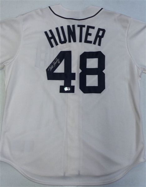 Torii Hunter Autographed Tigers Jersey