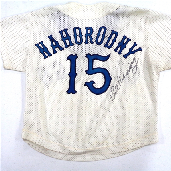 Bill Nahorodny Autographed White Sox Jersey