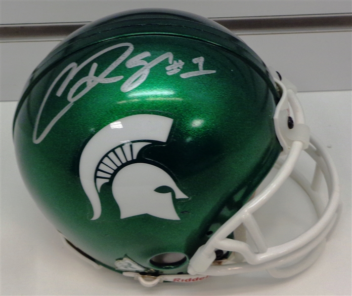 Charles Rogers Autographed MSU Mini Helmet
