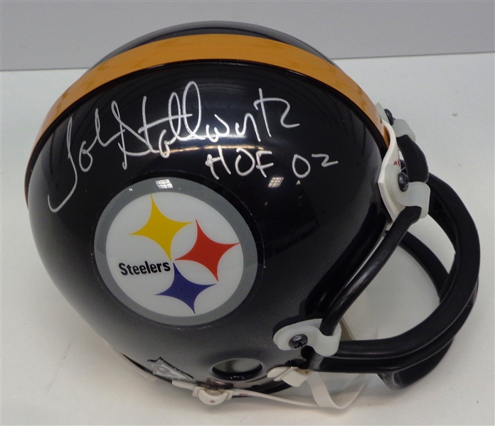 John Stallworth Autographed Steelers Mini Helmet