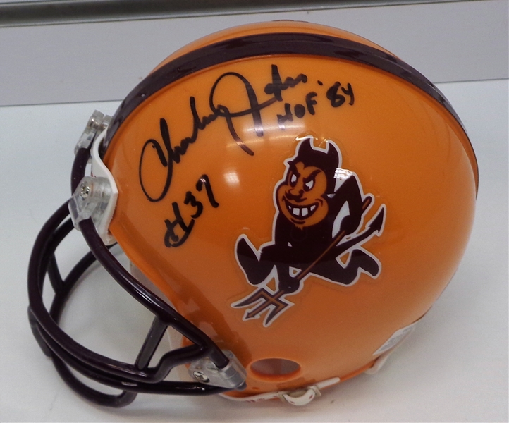 Charley Taylor Autographed Arizona State Mini Helmet