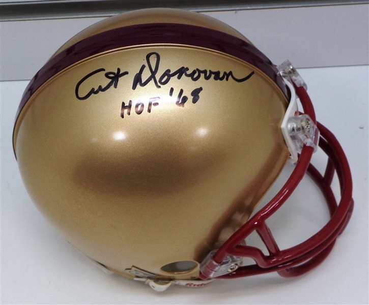 Art Donovan Autographed Boston College Mini Helmet