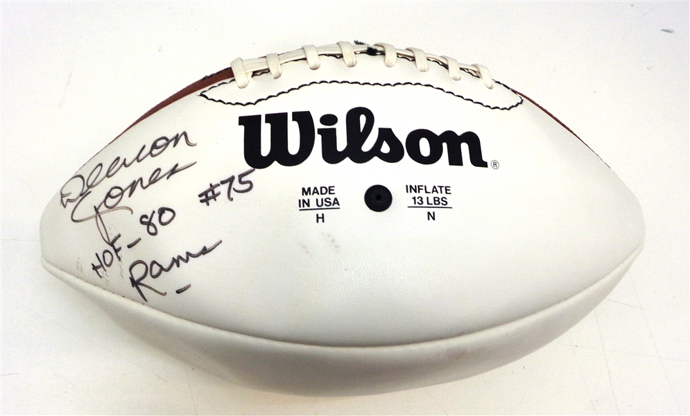 Deacon Jones Autographed Football