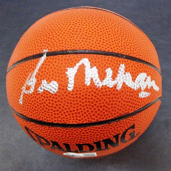 George Mikan Autographed Mini Basketball