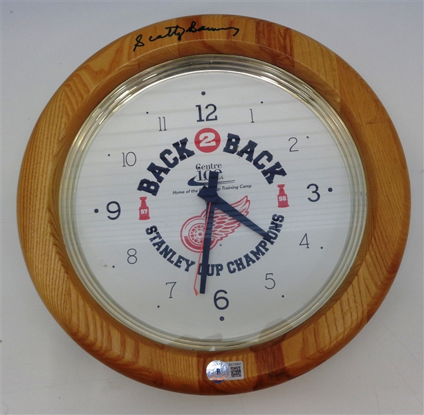Scotty Bowman Autographed Clock