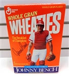 Johnny Bench Autographed Wheaties Box