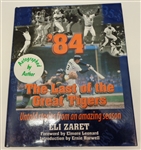 Eli Zaret Autographed 1984 Tigers Book