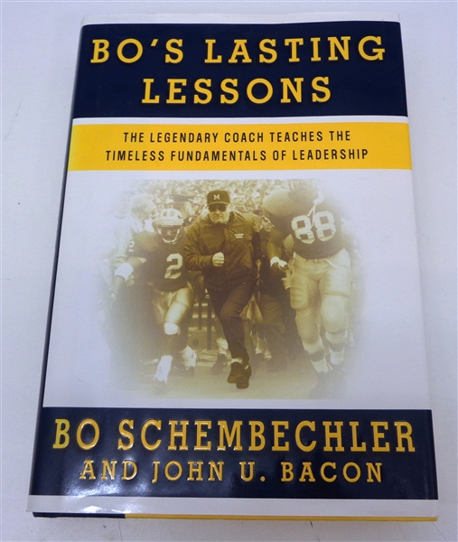 Ted Lindsays Personal Copy of "Bos Lasting Lessons" Book