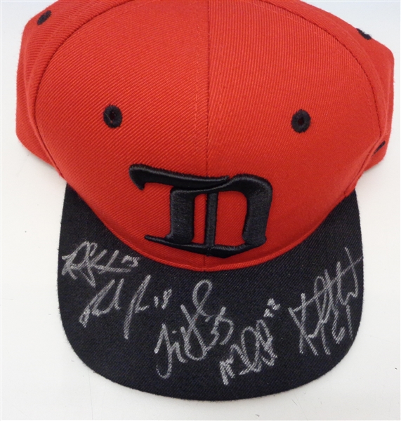 Detroit Red Wings Hat Signed by 5