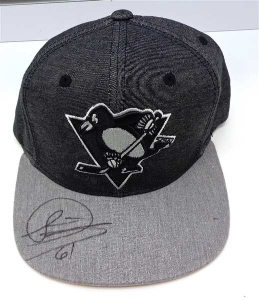 Steven Oleksy Autographed Penguins Hat