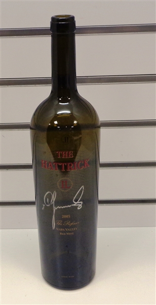 Igor Larionov Autographed The Slapshot Wine Bottle