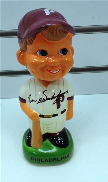 Johnny Wockenfuss Autographed Phillies Bobblehead
