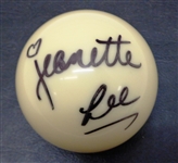 Jeanette Lee Autographed Cue Ball
