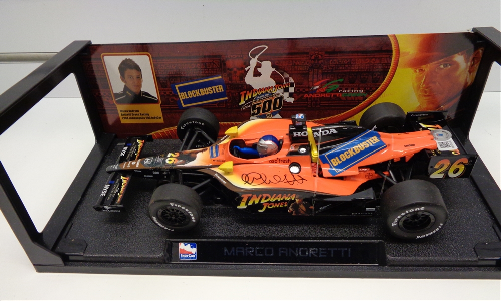 Marco Andretti Autographed 1/18 Scale Die Cast
